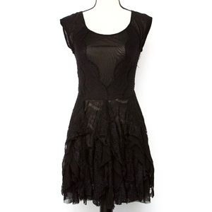 Free People Black Dress Sz XS